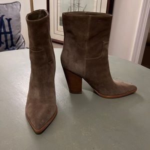 Marc Fisher Suede Heeled Booties